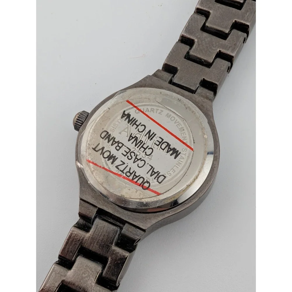 Adrina‎ Watch Women 22mm Case Women Crystals Black 7